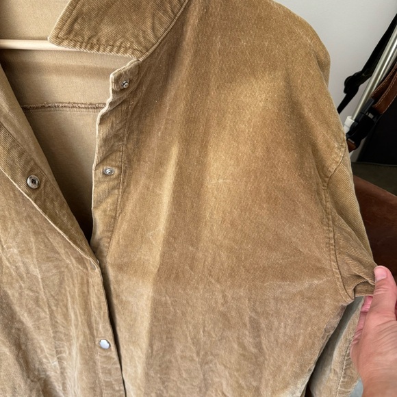 Corduroy Oversized Shirt - Picture 4 of 4